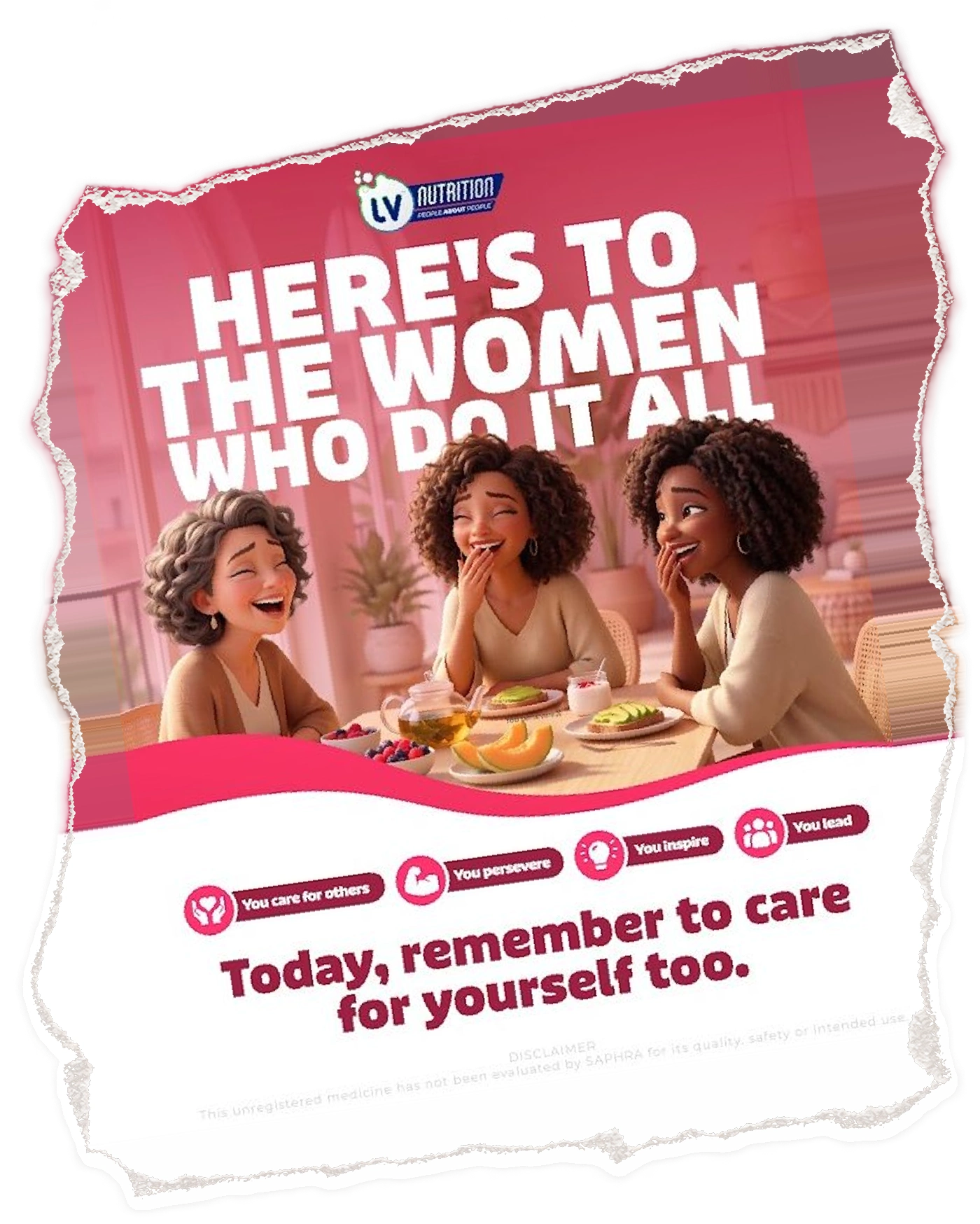 LV Nutrition Women’s Day social design